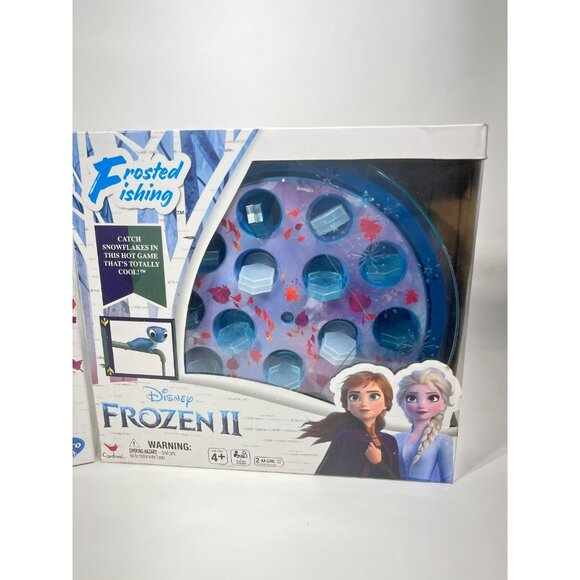 Disney Frozen Monopoly Board Game & Frosted Fishing Snowflake Catching Game - Picture 5 of 12